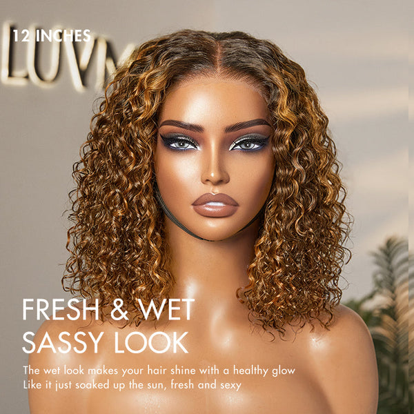 Luxe Curls Wig with Highlights