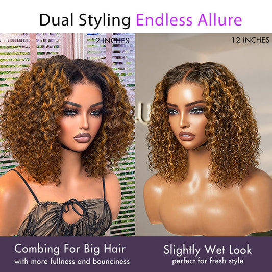 Luxe Curls Wig with Highlights